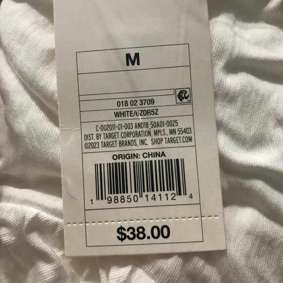 Medium - Womens Balloon 3/4 Sleeve Blouse - A New Day - White - Picture 4 of 7